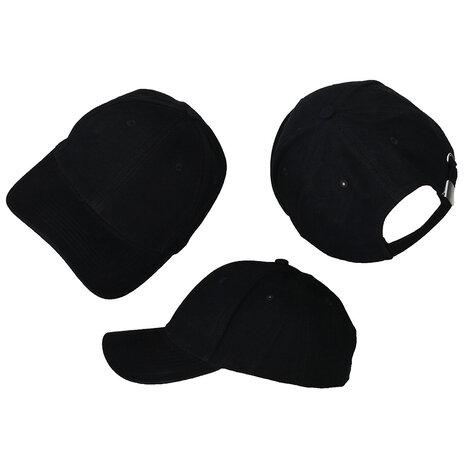 Plain black baseball online cap