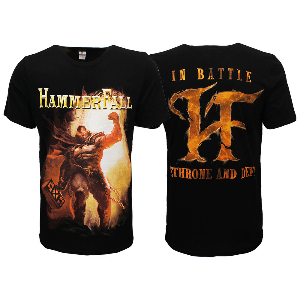 Band Merchandise HammerFall Dethrone and Defy T-Shirt - Officiële Merchandise