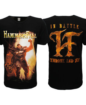 Band Merchandise HammerFall Dethrone and Defy T-Shirt Band Merchandise HammerFall Dethrone and Defy T-Shirt