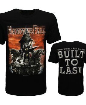 Band Merchandise HammerFall Built to Last T-Shirt Band Merchandise HammerFall Built to Last T-Shirt
