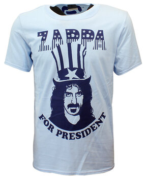 Band Merchandise Frank Zappa For President T-Shirt Band Merchandise Frank Zappa For President T-Shirt