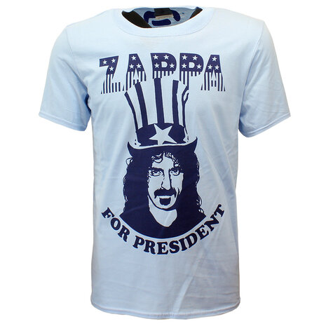 Band Merchandise Frank Zappa For President T-Shirt - Official Merchandise Band Merchandise Frank Zappa For President T-Shirt - Official Merchandise