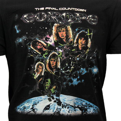 Band Merchandise Europa The Final Countdown T-Shirt – Offizielles Merchandise