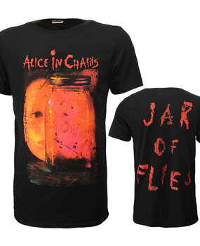 Band Merchandise Alice in Chains Jar of Flies T-Shirt Band Merchandise Alice in Chains Jar of Flies T-Shirt