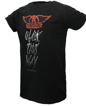 Band Merchandise Aerosmith Walk This Way T-Shirt Band Merchandise Aerosmith Walk This Way T-Shirt