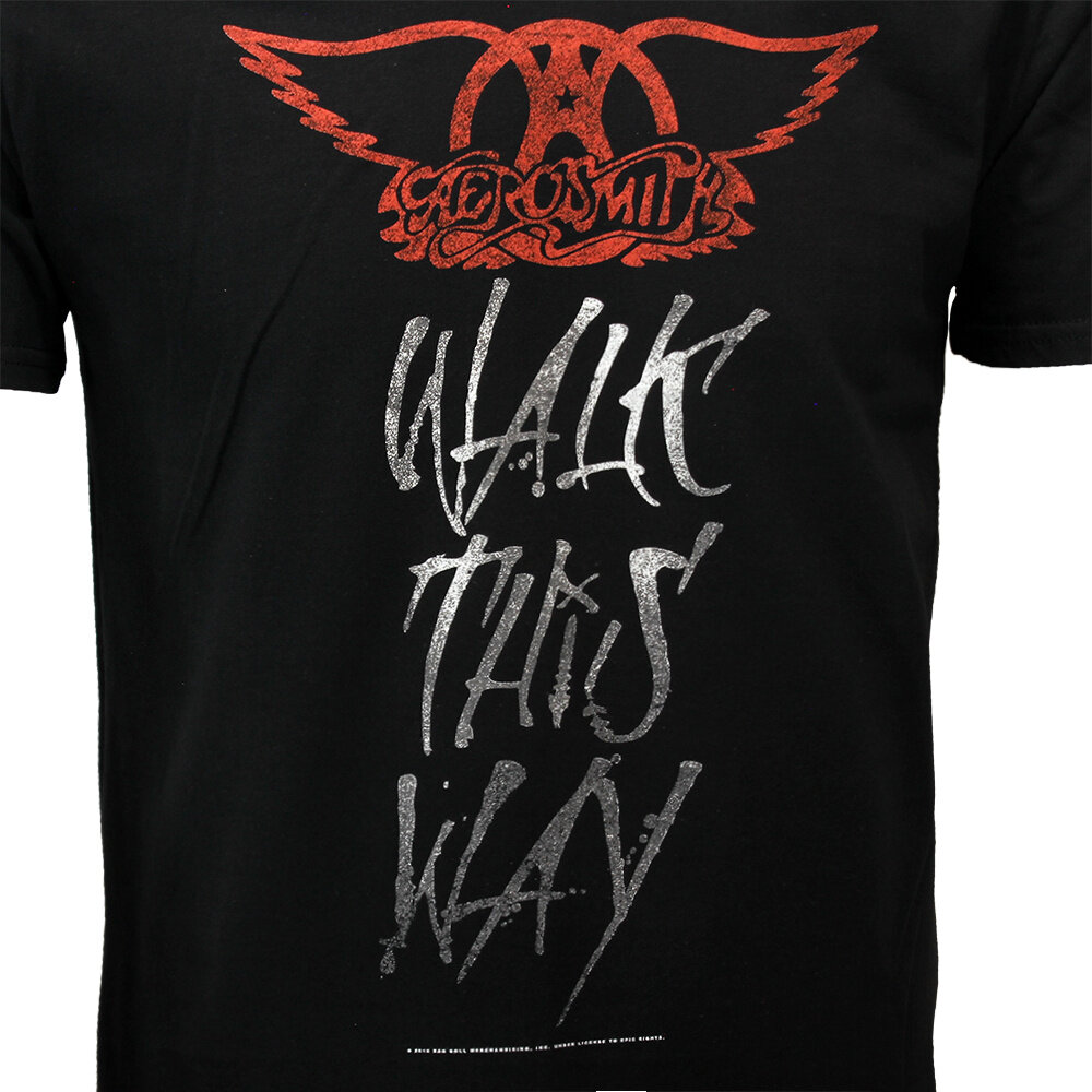 Band Merchandise Aerosmith Walk This Way T-Shirt - Officiële Merchandise Band Merchandise Aerosmith Walk This Way T-Shirt - Officiële Merchandise