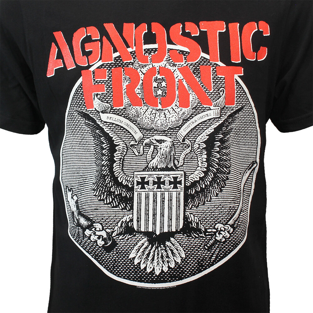 Band Merchandise Agnostic Front Against All Eagle T-Shirt – Offizielles Merchandise