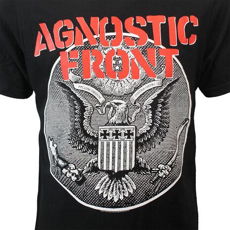 Band Merchandise Agnostic Front Against All Eagle T-Shirt – Offizielles Merchandise