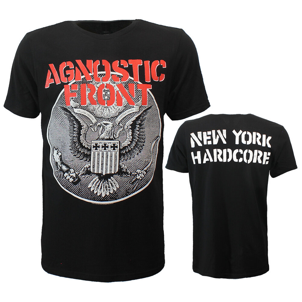 Band Merchandise Agnostic Front Against All Eagle T-Shirt – Offizielles Merchandise