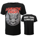 Band Merchandise Agnostic Front Against All Eagle T-Shirt Band Merchandise Agnostic Front Against All Eagle T-Shirt