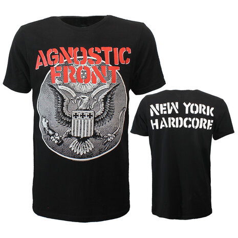 Band Merchandise Agnostic Front Against All Eagle T-Shirt – Offizielles Merchandise
