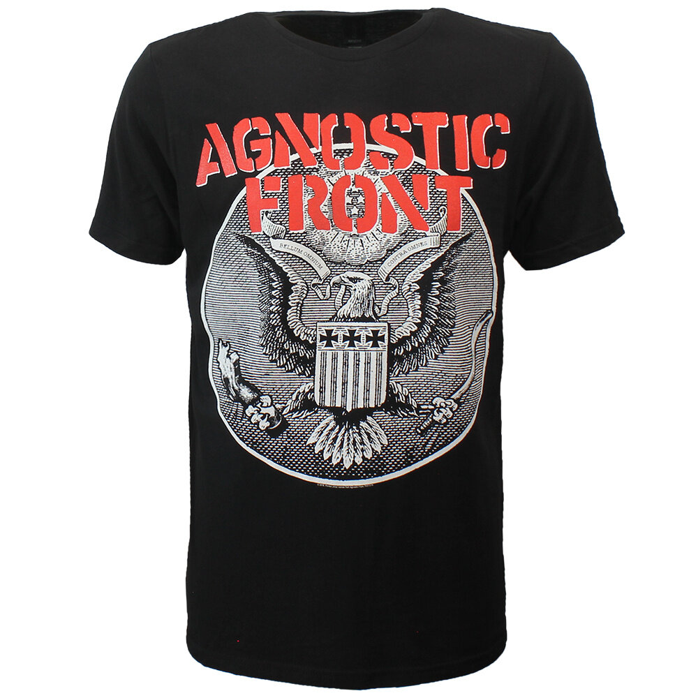 Band Merchandise Agnostic Front Against All Eagle T-Shirt – Offizielles Merchandise