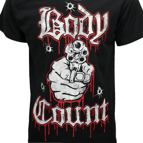 Band Merchandise Body Count Talk Shit Get Shot T-Shirt - Officiële Merchandise Band Merchandise Body Count Talk Shit Get Shot T-Shirt - Officiële Merchandise