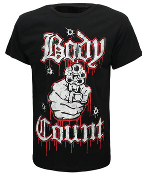 Band Merchandise Body Count Talk Shit Get Shot T-Shirt Band Merchandise Body Count Talk Shit Get Shot T-Shirt