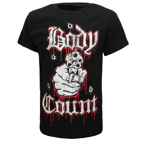 Band Merchandise Body Count Talk Shit Get Shot T-Shirt - Officiële Merchandise Band Merchandise Body Count Talk Shit Get Shot T-Shirt - Officiële Merchandise