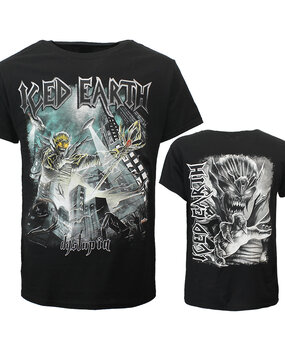 Band Merchandise Iced Earth Dystopia T-Shirt Band Merchandise Iced Earth Dystopia T-Shirt