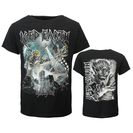 Band Merchandise Iced Earth Dystopia T-Shirt – Offizielles Merchandise Band Merchandise Iced Earth Dystopia T-Shirt – Offizielles Merchandise