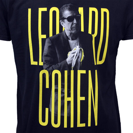 Band Merchandise Leonard Cohen Banana T-Shirt - Officiële Merchandise Band Merchandise Leonard Cohen Banana T-Shirt - Officiële Merchandise