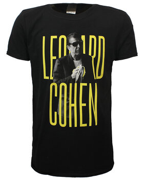 Band Merchandise Leonard Cohen Banana T-Shirt Band Merchandise Leonard Cohen Banana T-Shirt