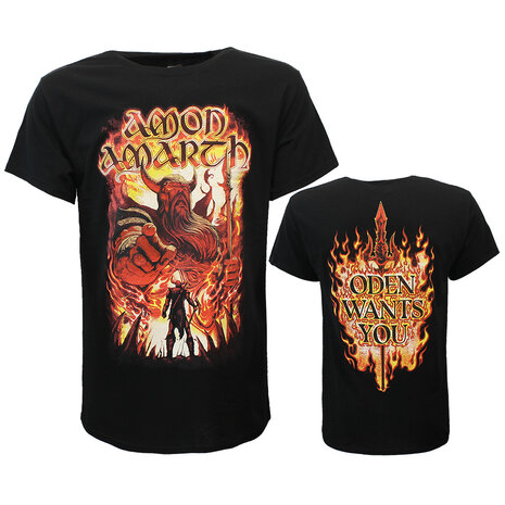 Band Merchandise Amon Amarth Oden Wants You T-Shirt - Officiële Merchandise Band Merchandise Amon Amarth Oden Wants You T-Shirt - Officiële Merchandise