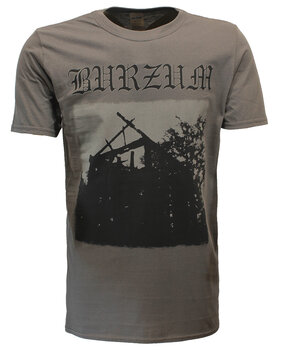 Band Merchandise Burzum Aske Grijs T-Shirt Band Merchandise Burzum Aske Grijs T-Shirt
