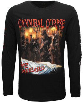 Band Merchandise Cannibal Corpse Tomb of the Mutilated Longsleeve T-Shirt Band Merchandise Cannibal Corpse Tomb of the Mutilated Longsleeve T-Shirt