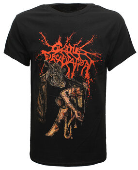 Band Merchandise Cattle Decapitation Flesh Puddler T-Shirt Band Merchandise Cattle Decapitation Flesh Puddler T-Shirt