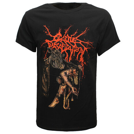 Band Merchandise Cattle Decapitation Flesh Puddler T-Shirt - Officiële Merchandise Band Merchandise Cattle Decapitation Flesh Puddler T-Shirt - Officiële Merchandise