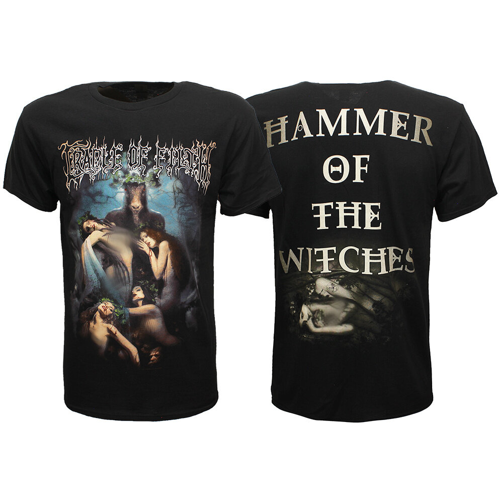 Band Merchandise Cradle Of Filth Hammer Of The Witches T-Shirt - Officiële Merchandise Band Merchandise Cradle Of Filth Hammer Of The Witches T-Shirt - Officiële Merchandise