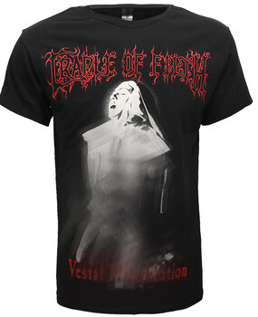 Band Merchandise Cradle Of Filth Vestal T-Shirt Band Merchandise Cradle Of Filth Vestal T-Shirt