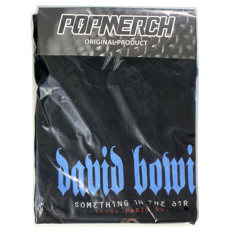 Band Merchandise David Bowie Live in Paris T-Shirt - Official Merchandise Band Merchandise David Bowie Live in Paris T-Shirt - Official Merchandise