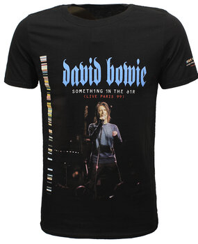 Band Merchandise David Bowie Live in Paris T-Shirt Band Merchandise David Bowie Live in Paris T-Shirt