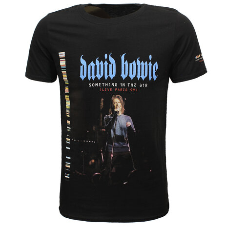 Band Merchandise David Bowie Live in Paris T-Shirt - Official Merchandise Band Merchandise David Bowie Live in Paris T-Shirt - Official Merchandise
