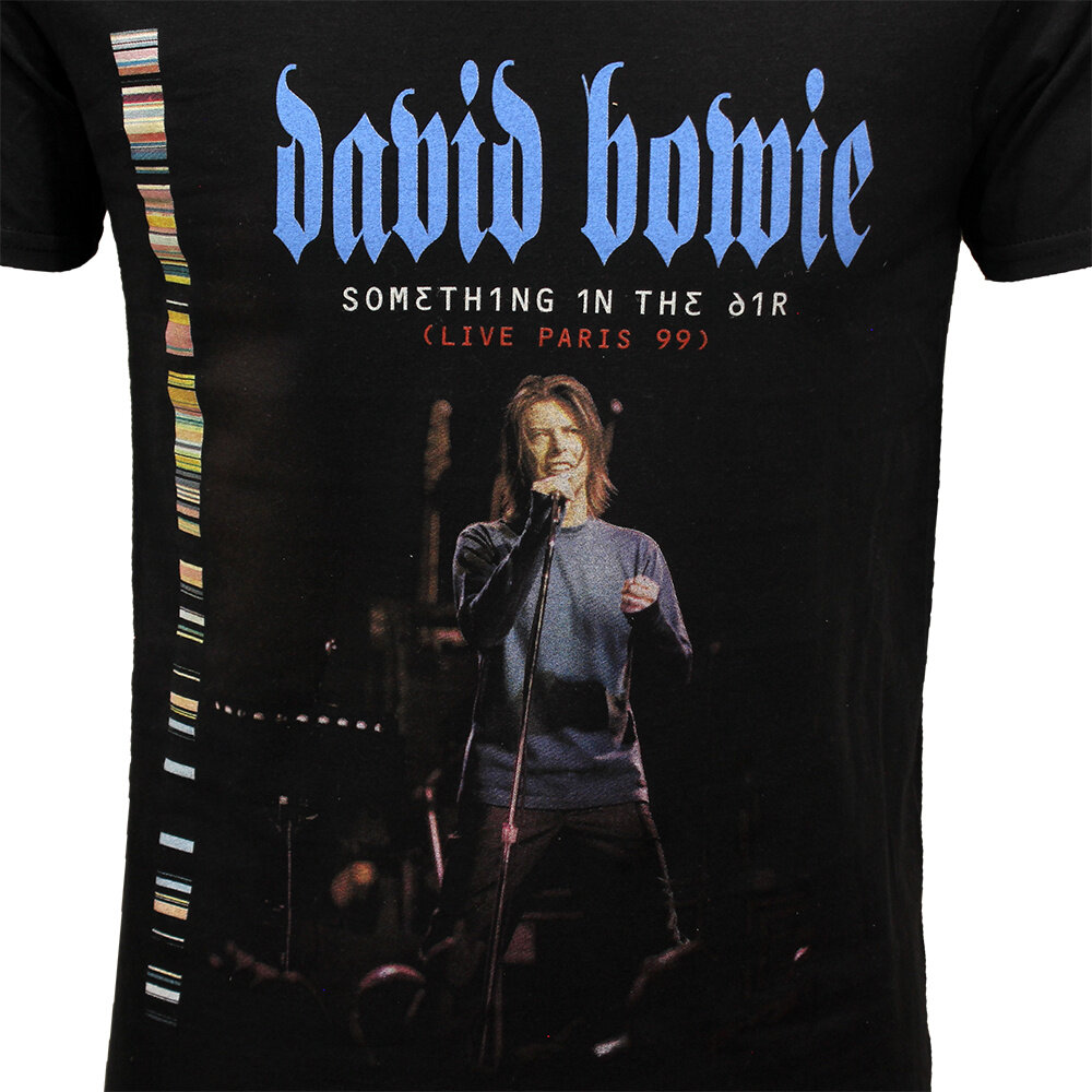 Band Merchandise David Bowie Live in Paris T-Shirt - Official Merchandise Band Merchandise David Bowie Live in Paris T-Shirt - Official Merchandise