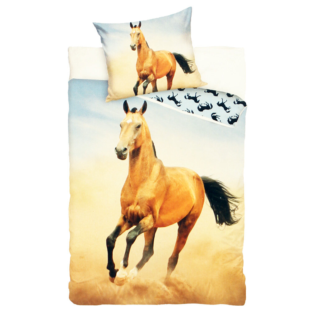 Popmerch Originals Horse Gallop Duvet Cover Single 140 x 200 cm - Original Design Popmerch Originals Horse Gallop Duvet Cover Single 140 x 200 cm - Original Design