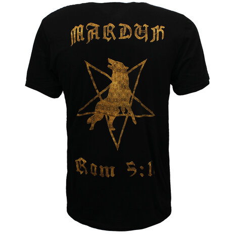 Band Merchandise Marduk Rom 5:12 T-Shirt - Officiële Merchandise Band Merchandise Marduk Rom 5:12 T-Shirt - Officiële Merchandise