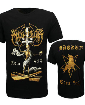 Band Merchandise Marduk Rom 5:12 T-Shirt Band Merchandise Marduk Rom 5:12 T-Shirt