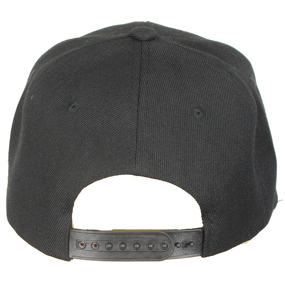 Popmerch Originals Biker Skull with Beard and Headphones Snapback Cap - Original Design Popmerch Originals Biker Skull with Beard and Headphones Snapback Cap - Original Design