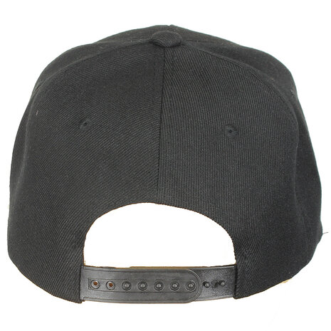 Popmerch Originals Biker-Totenkopf mit Bart und Kopfhörer, Snapback-Cap, originelles Design Popmerch Originals Biker-Totenkopf mit Bart und Kopfhörer, Snapback-Cap, originelles Design