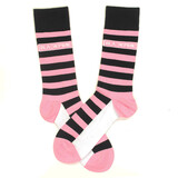 Band Merchandise Blackpink Socks Black Striped