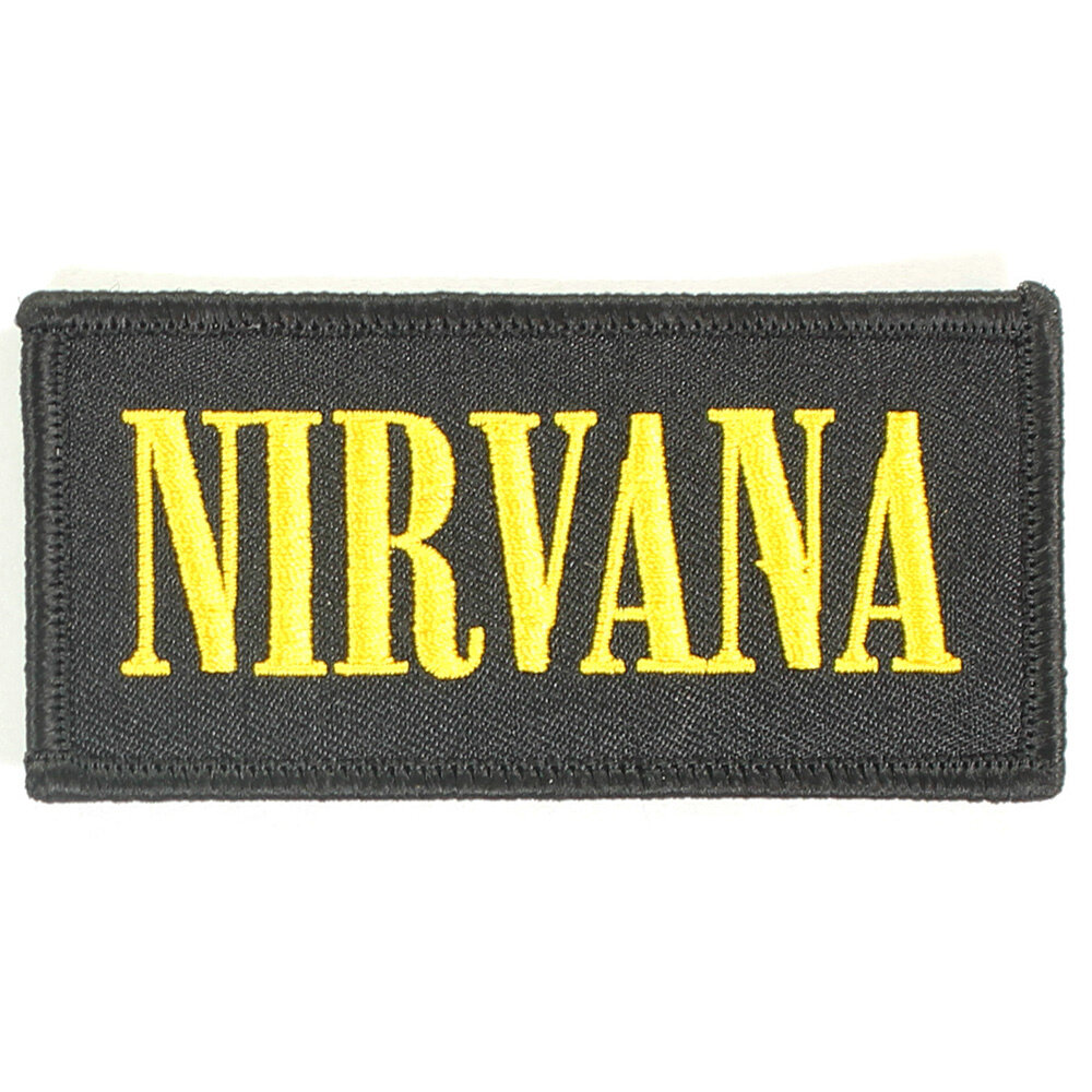Band Merchandise Nirvana Logo Patch - Official Merchandise Band Merchandise Nirvana Logo Patch - Official Merchandise