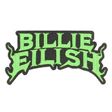 Band Merchandise Billie Eilish Vlammen Patch 5x9 cm