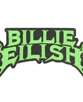 Band Merchandise Billie Eilish Flames Patch 5x9 cm Band Merchandise Billie Eilish Flames Patch 5x9 cm