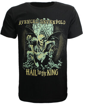 Band Merchandise Avenged Sevenfold A7X Hail To The King T-Shirt Band Merchandise Avenged Sevenfold A7X Hail To The King T-Shirt
