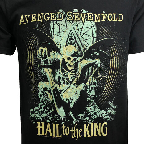 Band Merchandise Avenged Sevenfold A7X Hail To The King T-Shirt - Officiële Merchandise Band Merchandise Avenged Sevenfold A7X Hail To The King T-Shirt - Officiële Merchandise