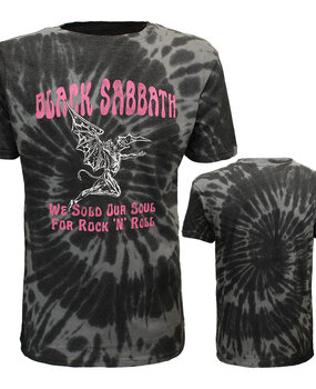 Band Merchandise Black Sabbath We Sold Our Soul To Rock N Roll T-Shirt Band Merchandise Black Sabbath We Sold Our Soul To Rock N Roll T-Shirt
