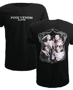 Band Merchandise BlackPink Pink Venom T-Shirt Band Merchandise BlackPink Pink Venom T-Shirt