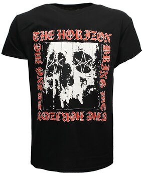 Band Merchandise Bring Me The Horizon Metal Logo Skull T-Shirt Band Merchandise Bring Me The Horizon Metal Logo Skull T-Shirt