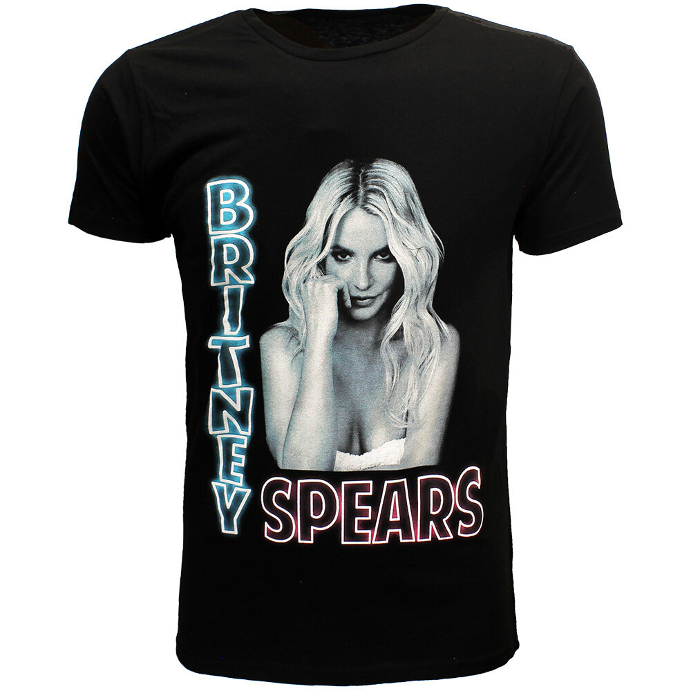 Band Merchandise Britney Spears Neon Light T-Shirt - Official Merchandise Band Merchandise Britney Spears Neon Light T-Shirt - Official Merchandise