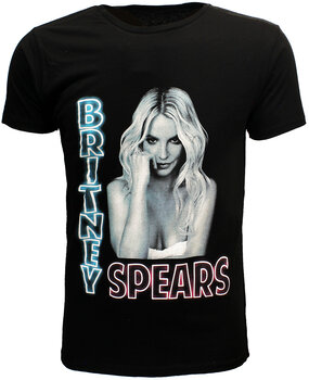 Band Merchandise Britney Spears Neon Light T-Shirt Band Merchandise Britney Spears Neon Light T-Shirt